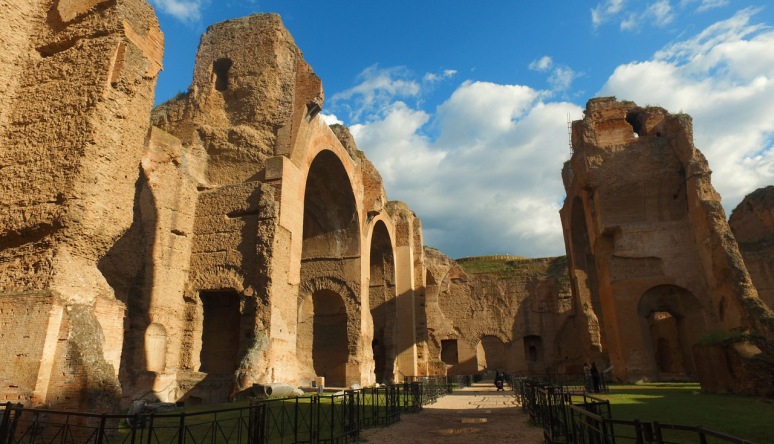 Imperial Baths of Caracalla visit with RomeCabs
